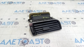 VW Passat b8 16-19 USA passenger front panel air vent, black, cracked