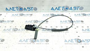 Left rear seat recline lever for Mazda CX-50 23-25, black, with cable