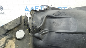Front right rear fender liner Mercedes GLC 16-22, torn, dented