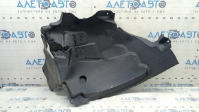Front left rear fender liner Mercedes GLC 16-22, torn, dented