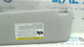 Right sun visor for VW Passat b8 16-19 USA, gray, without hook, without backlight, for cleaning