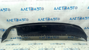 Rear bumper lip VW Passat b8 16-19 USA R-Line, gloss black, scratches, dented