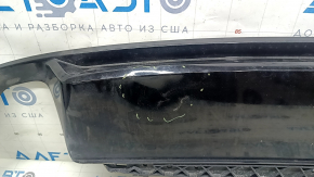 Rear bumper lip VW Passat b8 16-19 USA R-Line, gloss black, scratches, dented