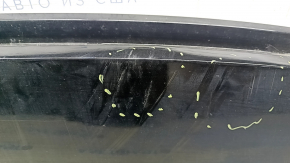 Rear bumper lip VW Passat b8 16-19 USA R-Line, gloss black, scratches, dented