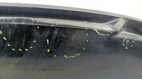 Rear bumper lip VW Passat b8 16-19 USA R-Line, gloss black, scratches, dented