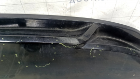 Rear bumper lip VW Passat b8 16-19 USA R-Line, gloss black, scratches, dented