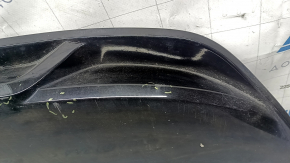 Rear bumper lip VW Passat b8 16-19 USA R-Line, gloss black, scratches, dented