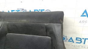 Driver's seat cushion upholstery for VW Passat b8 16-19 USA, black leather, with black stitching, perforated, heated, cleanable