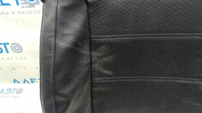 VW Passat b8 16-19 USA passenger seat back upholstery, black leather, with black stitching, perforated, heated, cleanable