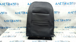 VW Passat b8 16-19 USA passenger seat back upholstery, black leather, with black stitching, perforated, heated, cleanable