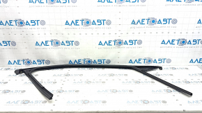 Upper front left door molding with glass seal for Mazda CX-50 23-25 black