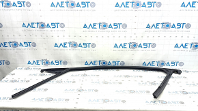 Upper front right door molding with glass seal for Mazda CX-50 23-25 black