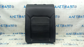 Left rear seat backrest VW Passat b8 16-19 USA black leather with black stitching, perforation