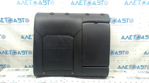 Right rear seat backrest VW Passat b8 16-19 USA black leather with black stitching, perforation