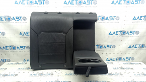 Right rear seat backrest VW Passat b8 16-19 USA black leather with black stitching, perforation