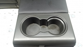 Right rear seat backrest VW Passat b8 16-19 USA black leather with black stitching, perforation