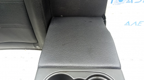 Right rear seat backrest VW Passat b8 16-19 USA black leather with black stitching, perforation