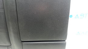 Right rear seat backrest VW Passat b8 16-19 USA black leather with black stitching, perforation