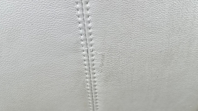 Rear row of seats, 2nd row, right, Nissan Pathfinder 13-16, beige leather, wrinkled, scratches