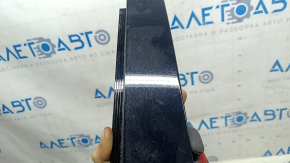 Rear left side door trim for VW Passat B8 16-19 USA, black gloss, spider web