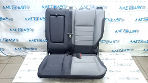 Rear seat, 2nd row, left, Ford Escape MK3 13, black and gray fabric, with belt, with armrest