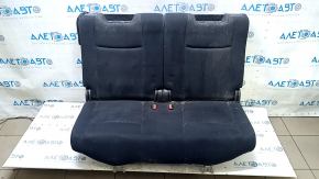 Rear row of seats 3 row Nissan Pathfinder 13-16 velour black, dirty