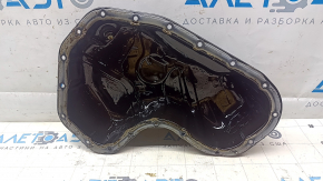 Oil pan 2GR-FXE Lexus RX450h 10-15 is dented, bent