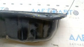 Oil pan 2GR-FXE Lexus RX450h 10-15 is dented, bent