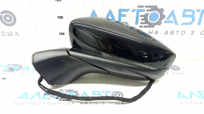 Left side mirror assembly Mazda CX-50 23-25, 6 pins, turn signal, BSM, black