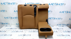 Backrest of the rear row of seats, 2nd row, right, Lexus UX200 UX250h 19-25, brown leather, with belt