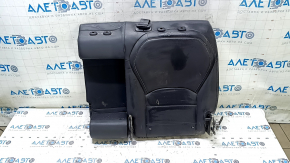 Left rear seat for Infiniti QX50 19-21 with airbag, black leather, gray stitching, scratches
