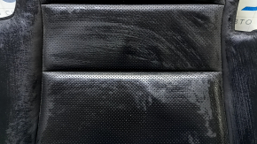 Rear seat cushion, 2nd row, right, Infiniti QX50 19-21, black leather, wrinkled