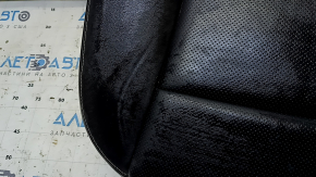 Rear seat cushion, 2nd row, right, Infiniti QX50 19-21, black leather, wrinkled