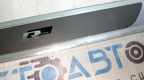 Outer front left door sill plate for VW Passat b8 16-19 USA R-Line, scratches, nicks