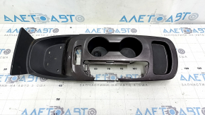 Chevrolet Malibu 16-25 center console cup holder trim, graphite, scratches, broken housing