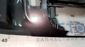 Chevrolet Malibu 16-25 center console cup holder trim, graphite, scratches, broken housing