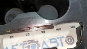 Chevrolet Malibu 16-25 center console cup holder trim, graphite, scratches, broken housing
