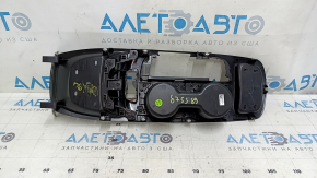 Chevrolet Malibu 16-25 center console cup holder trim, graphite, scratches, broken housing