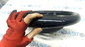 Naked steering wheel VW Passat b8 16-19 USA leather black, without trim and buttons, needs cleaning, scratches