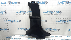 Lower left center pillar trim BMW 7 G11 G12 16-22 black, without deflector, broken guide, crack