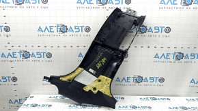 Lower left center pillar trim BMW 7 G11 G12 16-22 black, without deflector, broken guide, crack