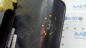 Lower left center pillar trim BMW 7 G11 G12 16-22 black, without deflector, broken guide, crack