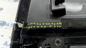 Lower left center pillar trim BMW 7 G11 G12 16-22 black, without deflector, broken guide, crack