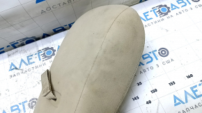 Headrest 3rd row rear right Nissan Pathfinder 13-16 beige velour, dry-cleanable