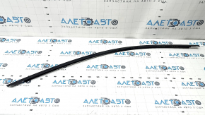 Upper front left door molding for BMW 7 G11 G12 16-22, gloss black, glued on