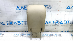 Headrest 3rd row rear left Nissan Pathfinder 13-16 black leather, wrinkled