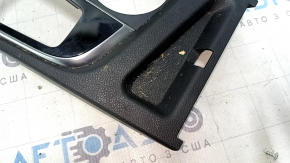 Hyundai Sonata 18-19 center console cup holder trim, scratches, needs cleaning