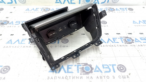 Hyundai Sonata 15-17 center console pocket box with scratches, cigarette lighters and USB