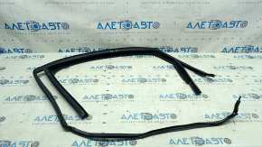 Upper rear left door molding VW Passat b8 16-19 USA matte with glass seal, tear