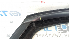 Upper rear right door molding for VW Passat b8 16-19 USA matte with glass seal